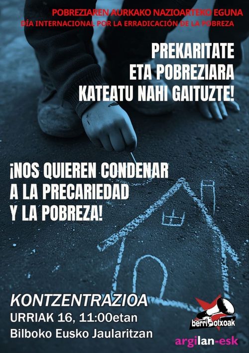 KONTZENTRAZIOA: POBREZIAREN AURKAKO NAZIOARTEKO EGUNA