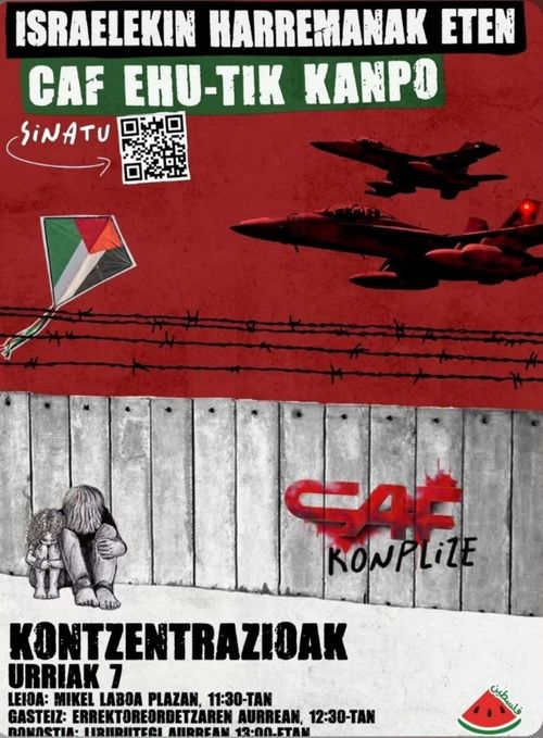 KONTZENTRAZIOAK: ISRAELEKIN HARREMANAK ETEN - CAF EHU-TIK KANPO