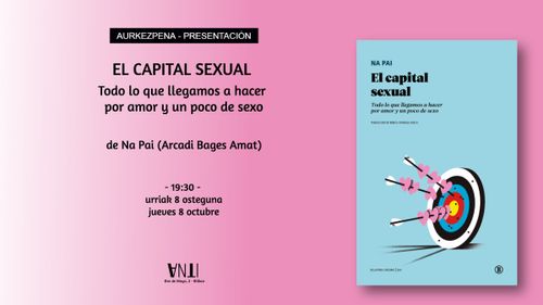 Aurkezpena Presentación del libro EL CAPITAL SEXUAL de Na Pai (Arcadi Bages Amat)
