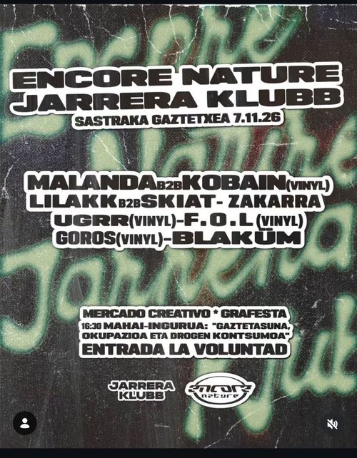 ENCORE NATURE x JARRERA KLUBB