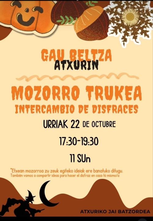 GAU BELTZA: MOZORRO TRUKEA (Intercambio de disfraces)