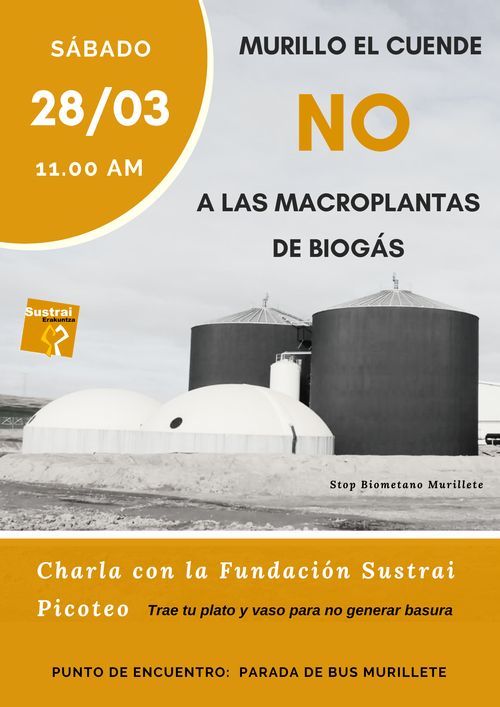 Evento contra las macroplantas de biogás