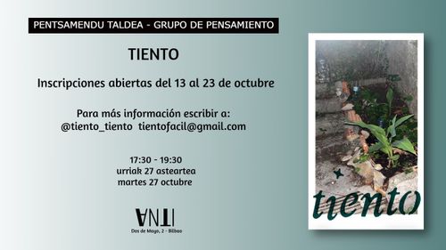 Pentsamendu taldea TIENTO Grupo de pensamiento