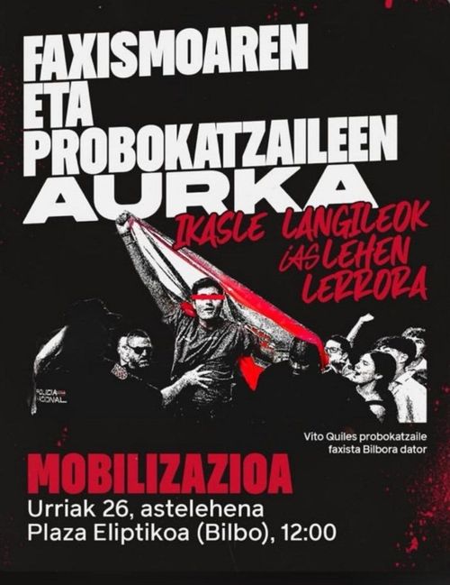 MOBILIZAZIOA FAXISMOAREN ETA PROBOKATZAILEEN AURKA